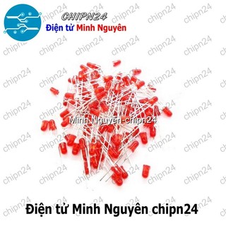 (TK1) Led 3mm Vỏ Đục Màu ra Màu (Đỏ/Vàng/Xanh Lá/Dương/Trắng/Cam) - [Chọn Loại]