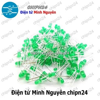 (TK1) Led 3mm Vỏ Đục Màu ra Màu (Đỏ/Vàng/Xanh Lá/Dương/Trắng/Cam) - [Chọn Loại]