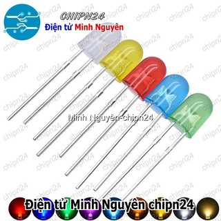 (TK1) Led Oval 5mm (Đỏ/Vàng/Xanh Lá/Dương/Trắng/Cam) - [Chọn Loại]