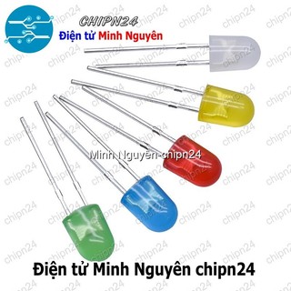 (TK1) Led Oval 5mm (Đỏ/Vàng/Xanh Lá/Dương/Trắng/Cam) - [Chọn Loại]