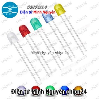 (TK1) Led Oval 5mm (Đỏ/Vàng/Xanh Lá/Dương/Trắng/Cam) - [Chọn Loại]