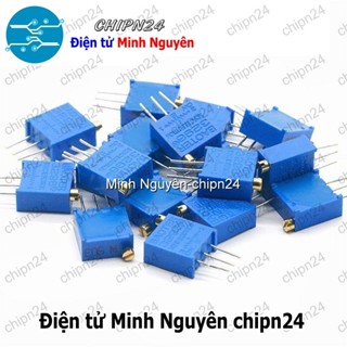 [3 chiếc] Biến Trở Tinh Chỉnh 3296W (1K/10K/100K/1M/2K/20K/200K/2M/5K/50K/500K/100R/200R/500R) - [Chọn Loại]