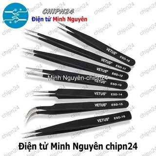   1 cây  Nhíp Vetus gắp linh kiện  ESD10 ESD11 ESD12 ESD13 ESD14 ESD15 ESD16  -  Chọn Loại  