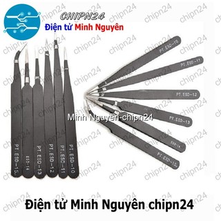 [1 cây] Nhíp Vetus gắp linh kiện (ESD10/ESD11/ESD12/ESD13/ESD14/ESD15/ESD16) - [Chọn Loại]