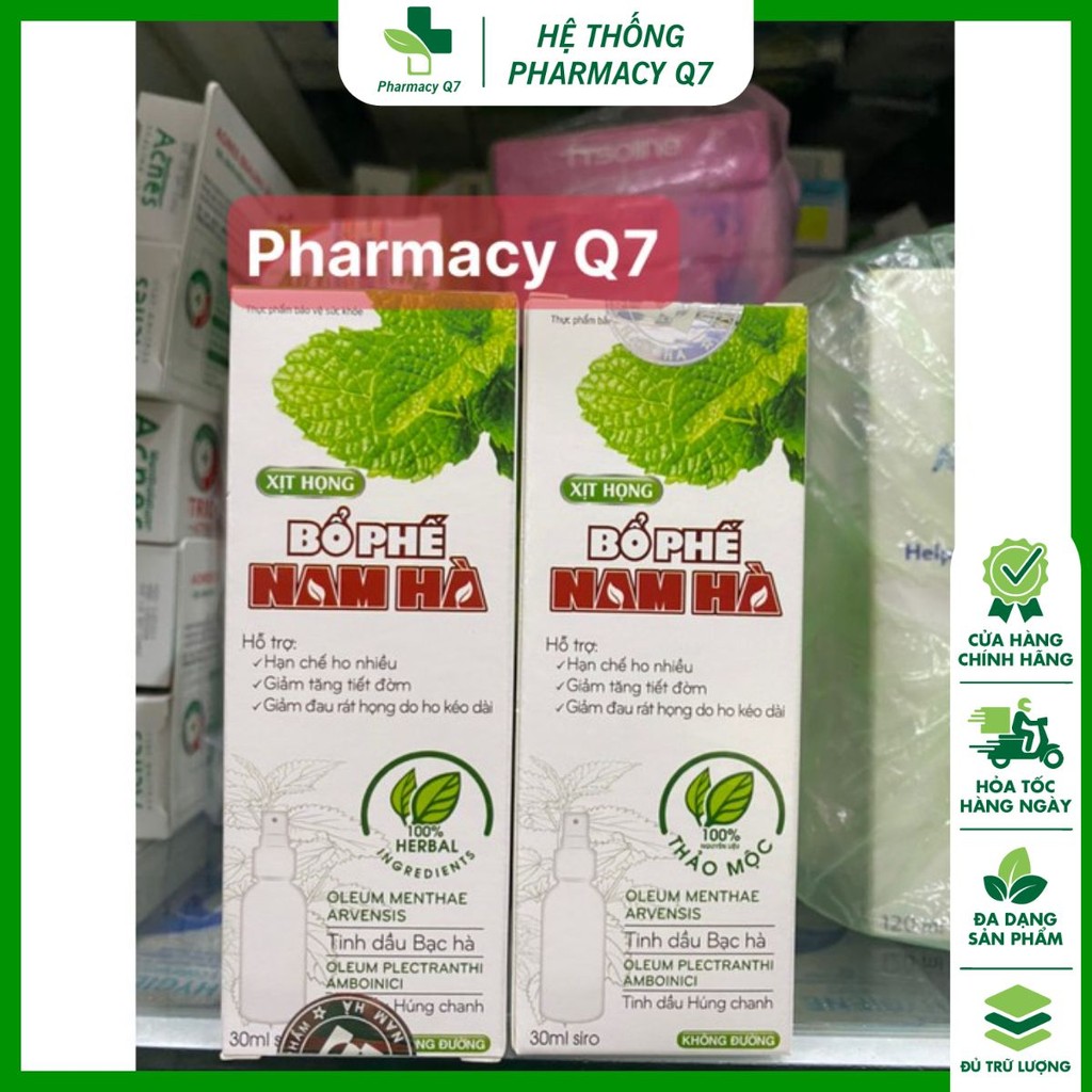 Xịt họng Bổ Phế Nam Hà