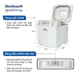 Máy Làm Bánh Mì Bluestone BMB-2421 - 12 chức năng - 550W