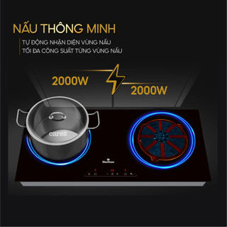 Bếp Từ Đôi BlueStone ICB-6821 - 4000W - INVERTER Tiết Kiệm Điện - Bảo hành 2 năm