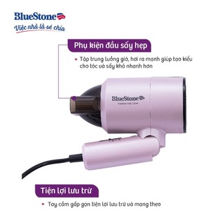 Máy Sấy Tóc BlueStone HDB-1827 | 1100W – Nhỏ Gọn – 3 Chế Độ Sấy – Bảo Vệ Tóc – Bảo Hành 2 Năm