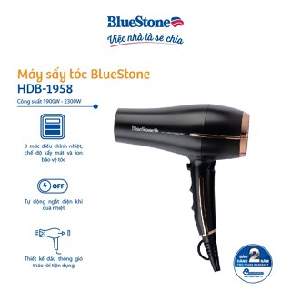 Máy Sấy Tóc BlueStone HDB-1958 CS 2300W - Sấy Ion, 2 Chế Độ - Bảo hành 2 năm