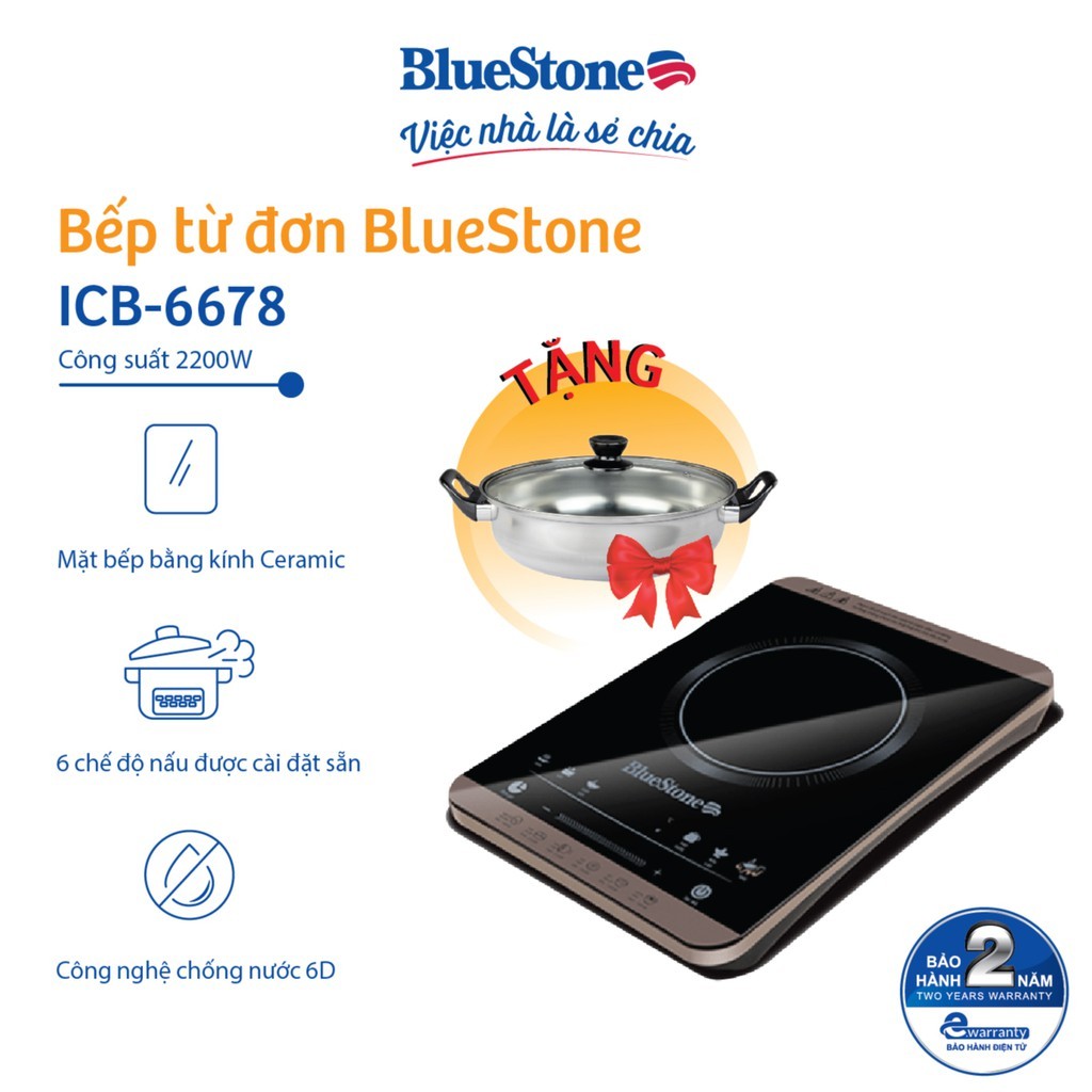 Bếp Điện Từ BlueStone ICB-6678