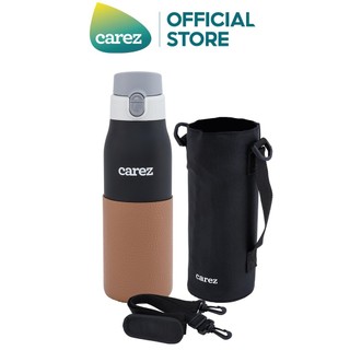 Bình giữ nhiệt cao cấp superlight carez vfc929sk-800 màu đen tặng kèm túi đựng