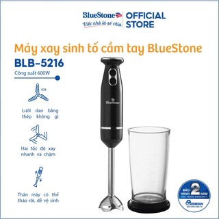 Máy xay sinh tố cầm tay bluestone blb-5216 - bảo hành 24 tháng - hàng chính hãng