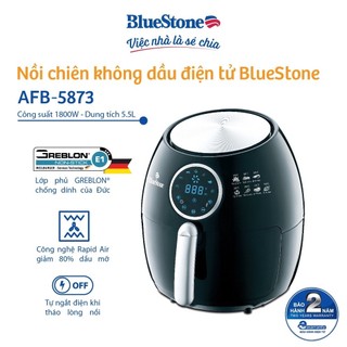 Nồi chiên không dầu điện tử 5.5l bluestone afb-5873
