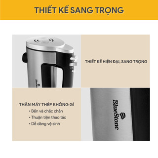 Máy Đánh Trứng BlueStone HMB-6333S 300W | 6 Tốc Độ | Trộn Bột – Làm Kem – Đánh Trứng | Chính Hãng BH 2 Năm