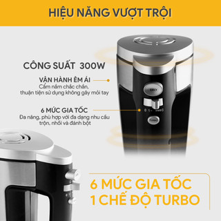 Máy Đánh Trứng BlueStone HMB-6333S 300W | 6 Tốc Độ | Trộn Bột – Làm Kem – Đánh Trứng | Chính Hãng BH 2 Năm