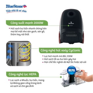 Máy hút bụi Bluestone VCB-8076