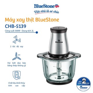 Máy xay thịt 2 lưỡi dao kép bluestone chb-5139