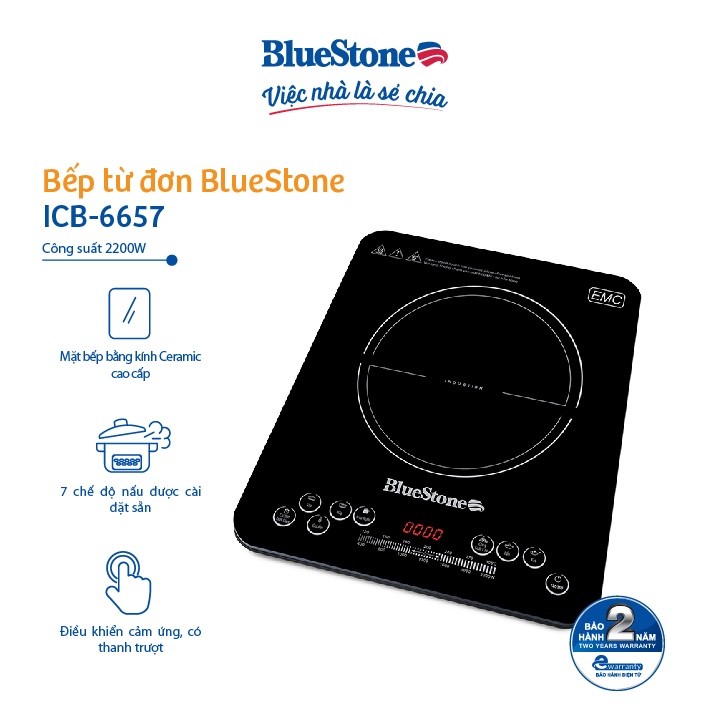 BẾP TỪ BLUESTONE ICB-6657