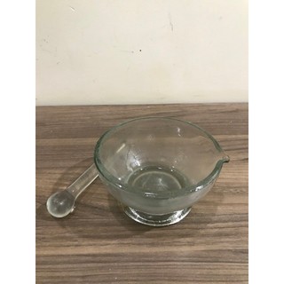 Cối chày thủy tinh phi 12cm