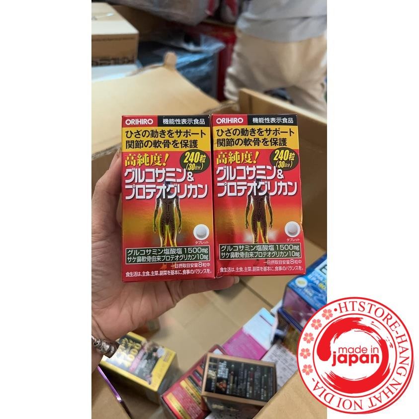 Viên uống Glucosamine Orihiro 1500mg- Glucosamin_đỏ Nhật Bản