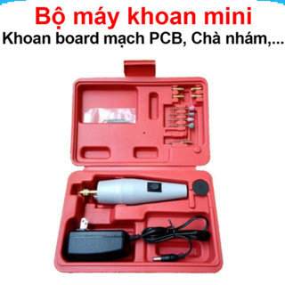 Bộ máy khoan mini, khoan bo mạch tử, mài chà nhám đánh bóng