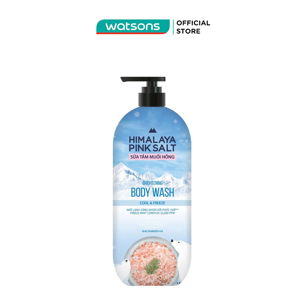 Sữa Tắm Muối Hồng Himalaya Mát Lạnh Thư Giãn Cool & Freeze 800g