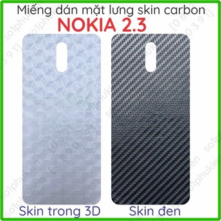 Miếng dán mặt lưng skin carbon Nokia 2.3 / 2.4