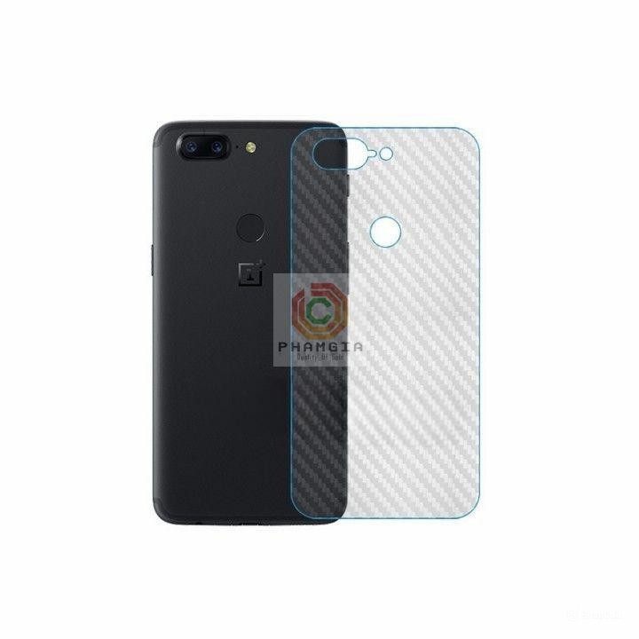 Miếng dán mặt lưng skin carbon Oneplus 5T