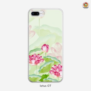 Ốp lưng hoa sen iPhone 7 PLUS 8 PLUS X XS 5 6
