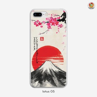 Ốp lưng hoa sen iPhone 7 PLUS 8 PLUS X XS 5 6