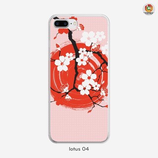 Ốp lưng hoa sen iPhone 7 PLUS 8 PLUS X XS 5 6