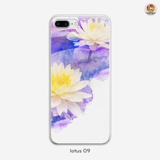 Ốp lưng hoa sen iPhone 7 PLUS 8 PLUS X XS 5 6