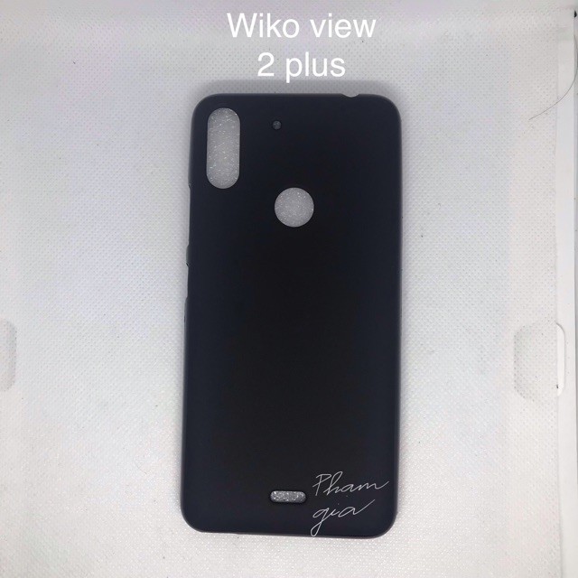 Ốp lưng wiko view 2 plus dẻo đen và ốp hình
