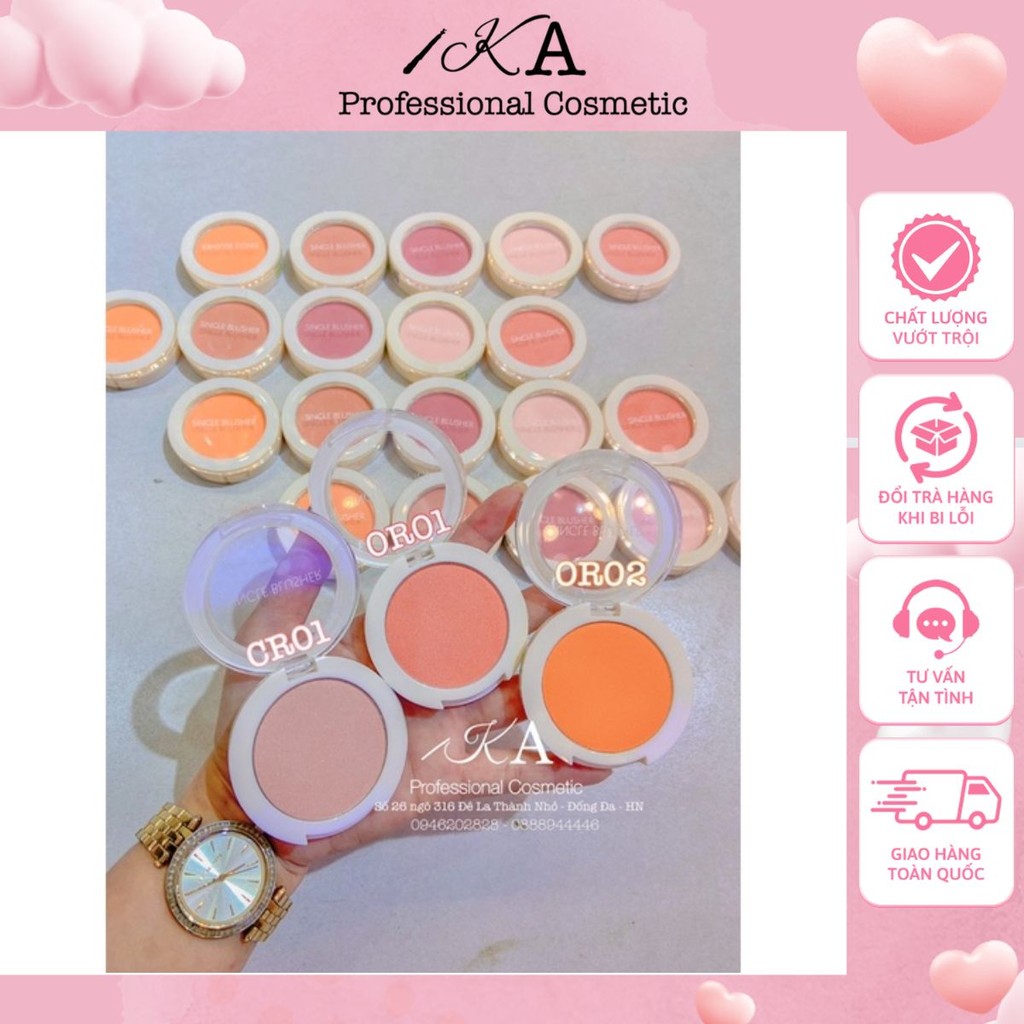Phấn má hồng The Saem Saemmul Single Blusher