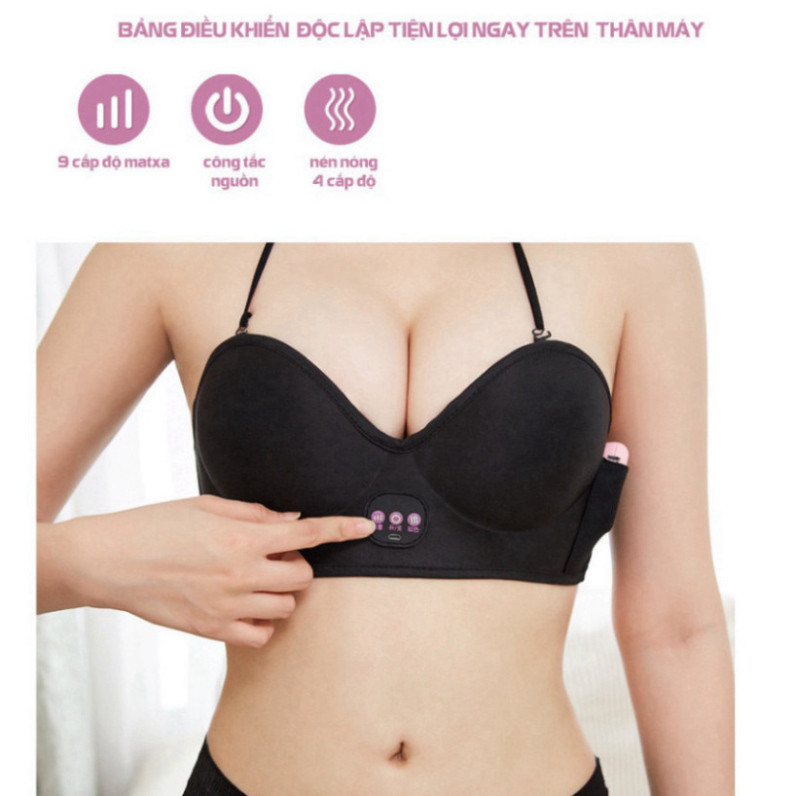 Máy Massage Ngực Hồng Ngoại Thiết Kế Thông Minh Săn Chắc Vòng Hai Cho Phái Đẹp TVQ Store