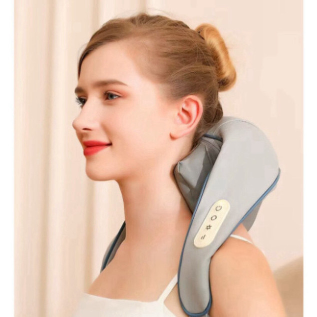 Máy Massage Cổ Vai Gáy 6D Công Suất 10W Giảm Đau Mỏi Giúp Thư Giãn Hiệu Quả TVQ Store