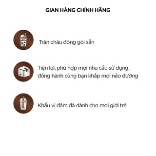 Trà Đào Trân Châu - Hillway (hộp 5 gói trà đào, 5 gói trân châu)