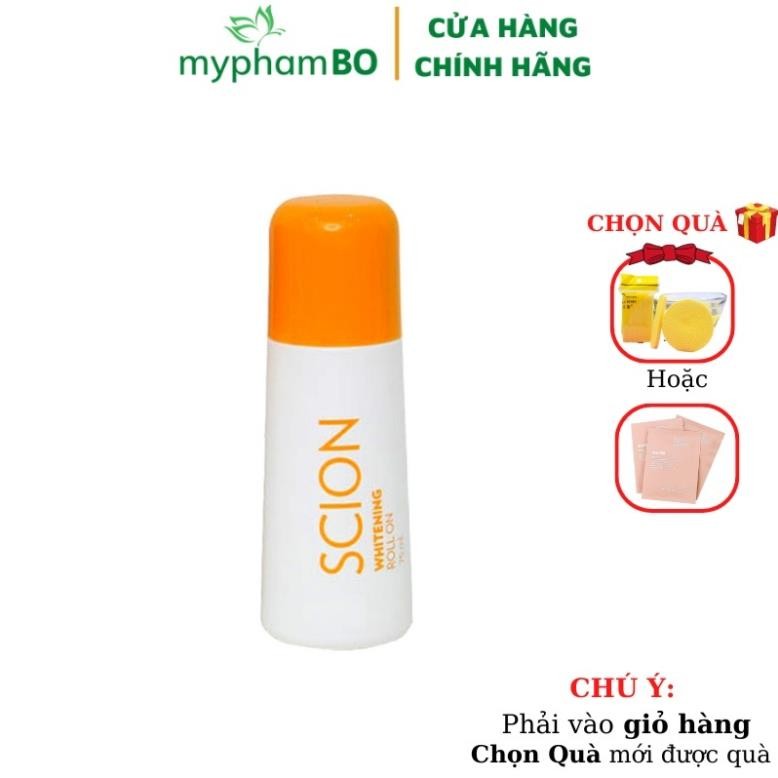 Lăn khử mùi Scion Nuskin 75ml ngăn mùi hôi nách không làm ố quần áo, làm sáng vùng da