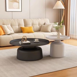 Bàn Cà Phê Sắt Rèn Phòng Khách Bắc Âu Căn Hộ Nhỏ Gia Đình Bàn Tròn Hiện Đại Đơn Giản Nhẹ Nhàng Sang Trọng Ghế Sofa Hot