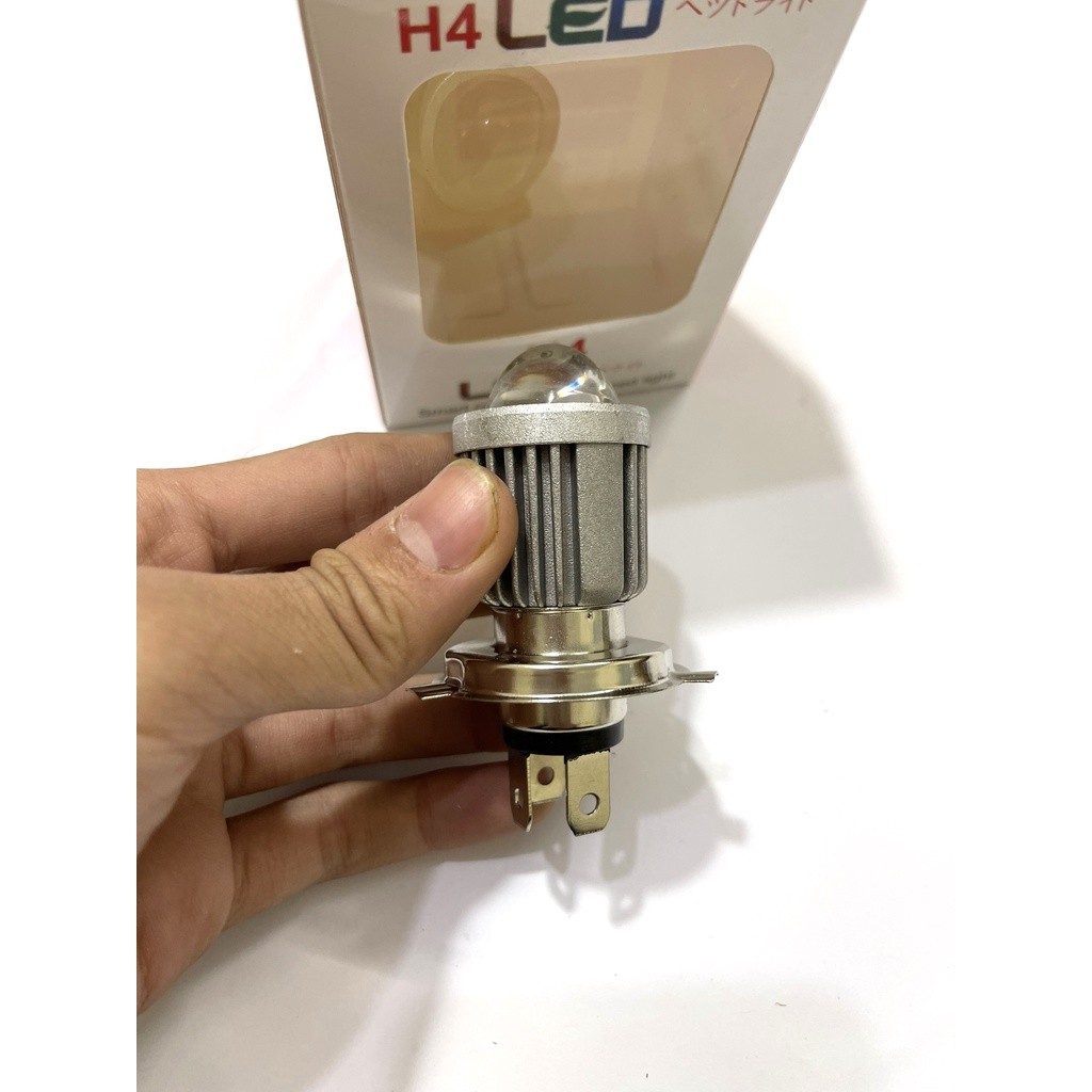 Đèn Pha H4 2 Màu Siêu Sáng Cos Vàng Pha Trắng