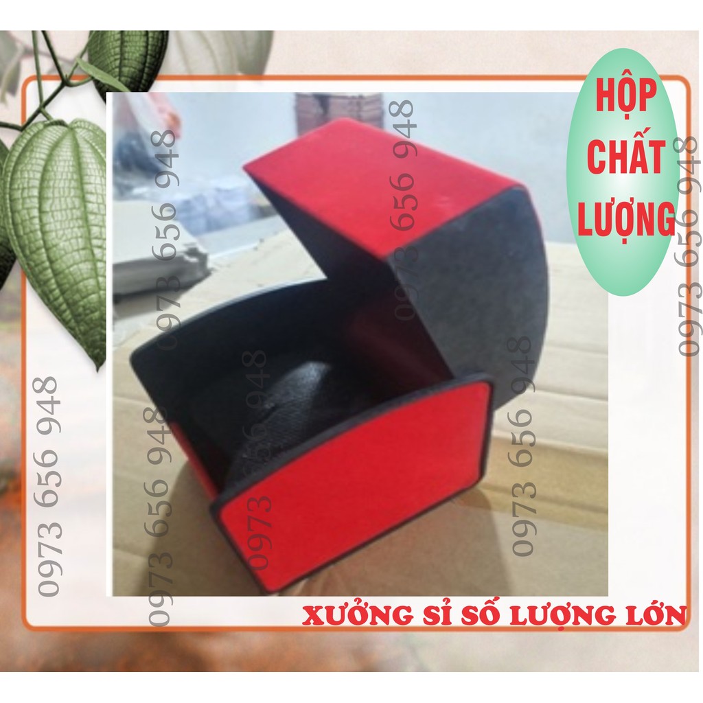 Hộp Đựng Đồng Hồ Nhung Đỏ