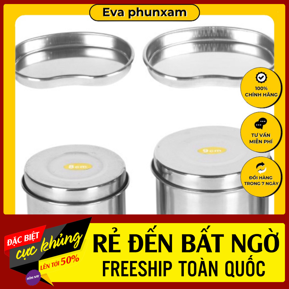 Hũ Inox đựng bông cồn