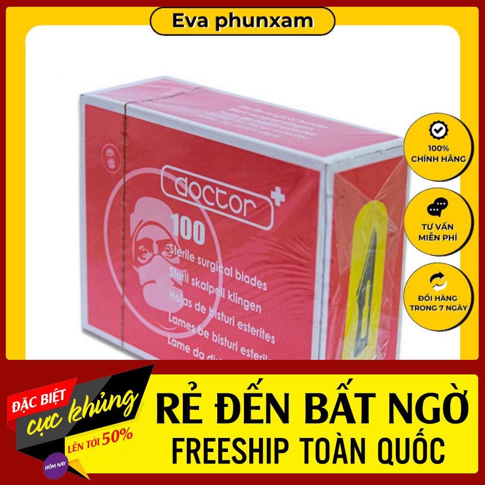 🔥SALE SỐC🔻 Dao Rạch Mụn Số 11 Vô Trùng – Sắc Bén, An Toàn (Set 10-20-50-100 Cái)