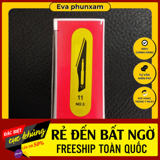🔥SALE SỐC🔻 Dao Rạch Mụn Số 11 Vô Trùng – Sắc Bén, An Toàn (Set 10-20-50-100 Cái)