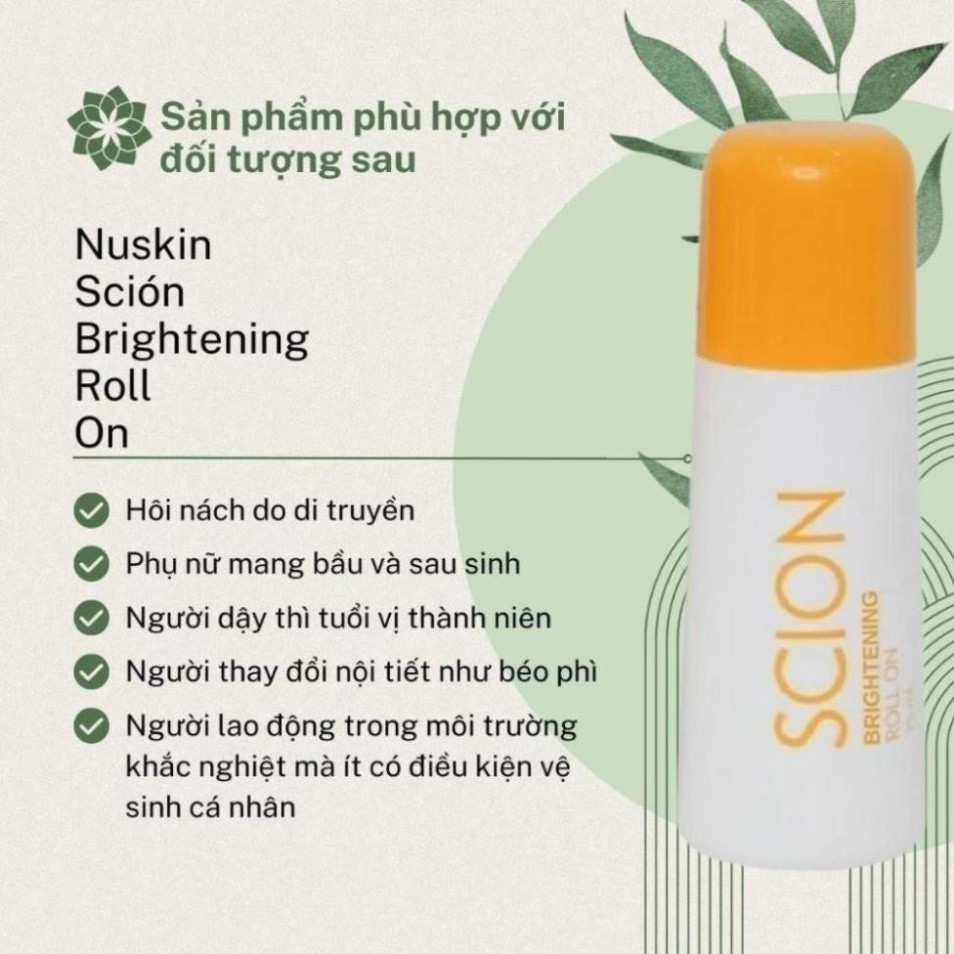 Lăn Nách Khử Mùi Scion Chính Hãng 75ml - Ngăn Mùi Hôi Cơ Thể Hiệu Quả 48h