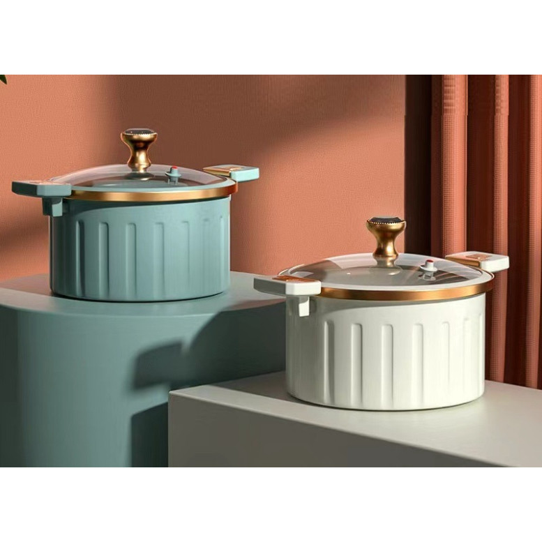 Nồi Áp Suất ROMAN 5L tráng men đá chống dính cao cấp