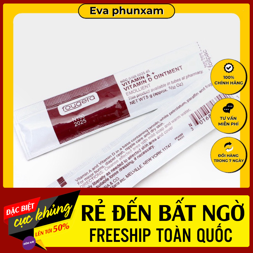 (10 Gói)Dưỡng Vitamin AD Dưỡng Ẩm,Tái Tạo Da Sau Xăm