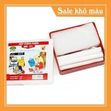 HỘP ĐỰNG PHẤN TIỂU HỌC - hộp đựng phấn kèm phấn và khăn lau