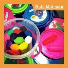 xô đất nặn cho bé 12 màu, Màu Đất Sét Đất Nặn Màu Không Mùi Đất Sét Cao Su