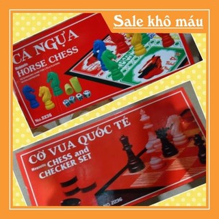Trò chơi cờ vua ,cá ngựa ( nam châm), bộ cờ cá ngựa nam châm
